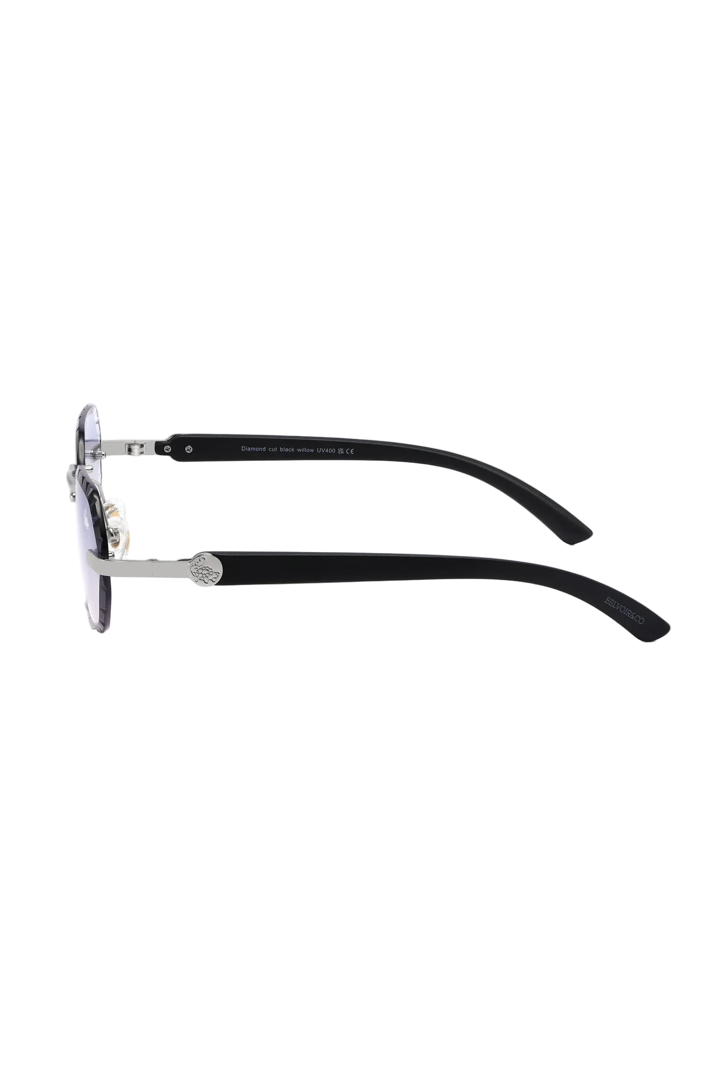 Belvoir Willow Ice Silver | Black