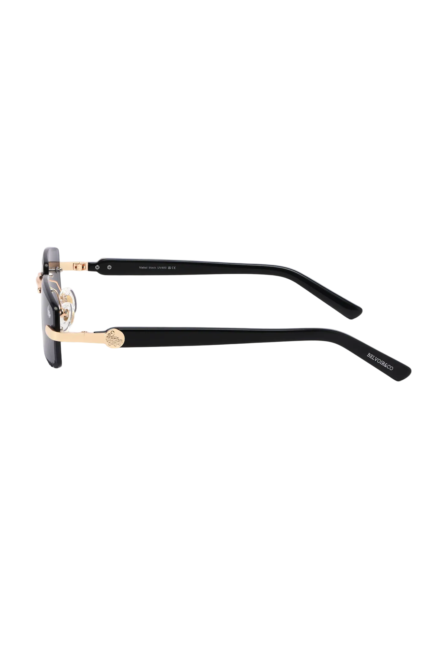 Belvoir Diamond Cut Mabel Gold | Black